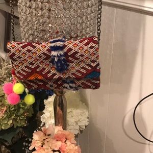 Unique envelope handbag